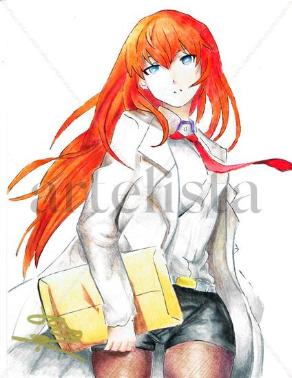 The last Game - Makise Kurisu Técnica Mixta