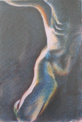 Arrodillar... Wax Canvas Nude Paintings