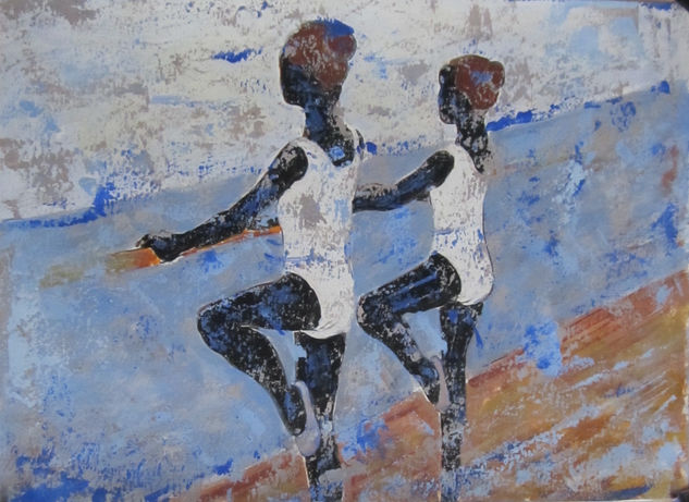 BALLET Acrylic Card Figure Painting