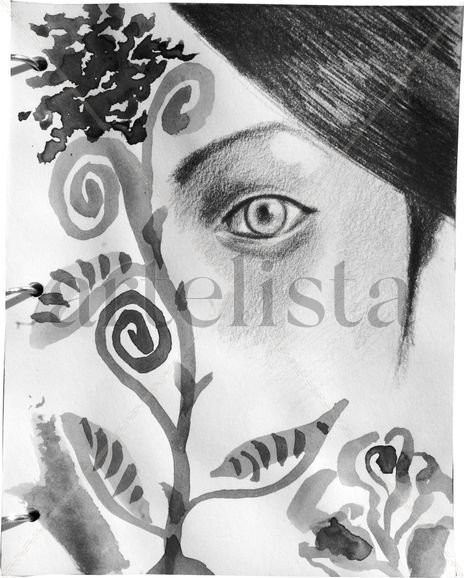 Ojo y flor