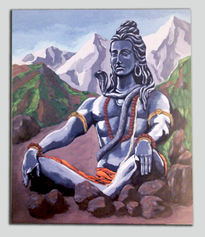 Meditating Shiva