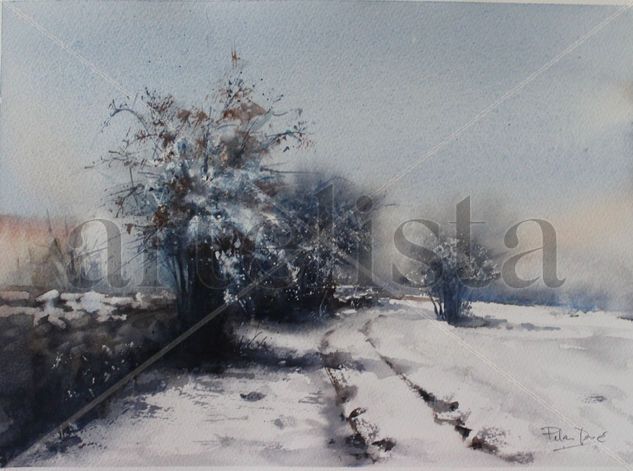 Nieve en Pajares Watercolour Paper Landscaping