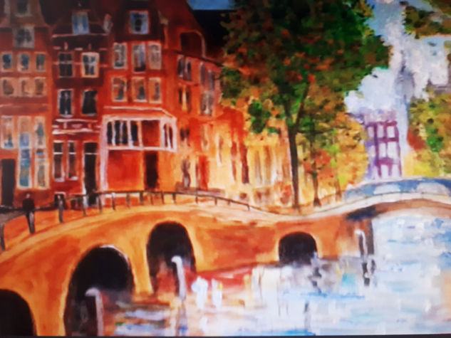 Utrecht Acrylic Canvas Marine Painting