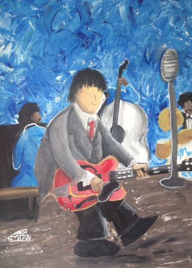 GUITARRISTA DEL FUTURO Acrylic Canvas Others