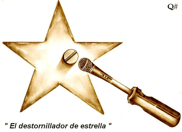 "EL DESTORNILLADOR DE ESTRELLA" Pencil