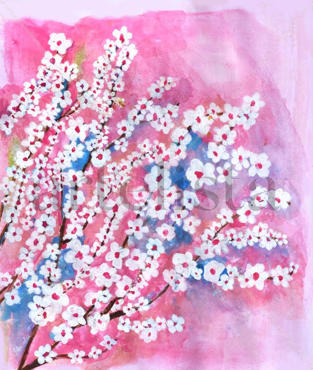 Cerezo en flor