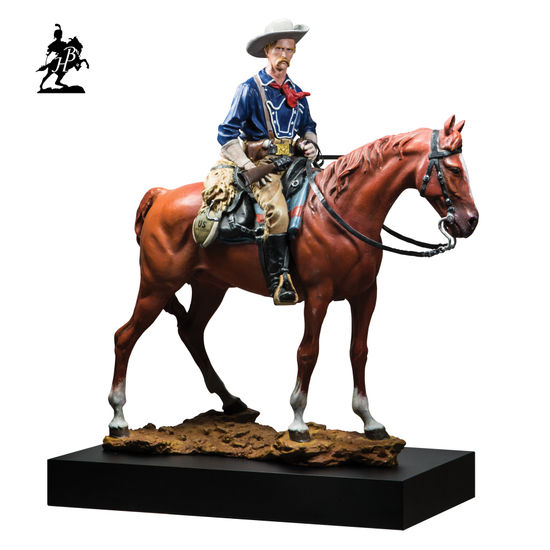 GENERAL GEORGE ARMSTRONG CUSTER (SON OF THE MORNING STAR) Bronze Figurative