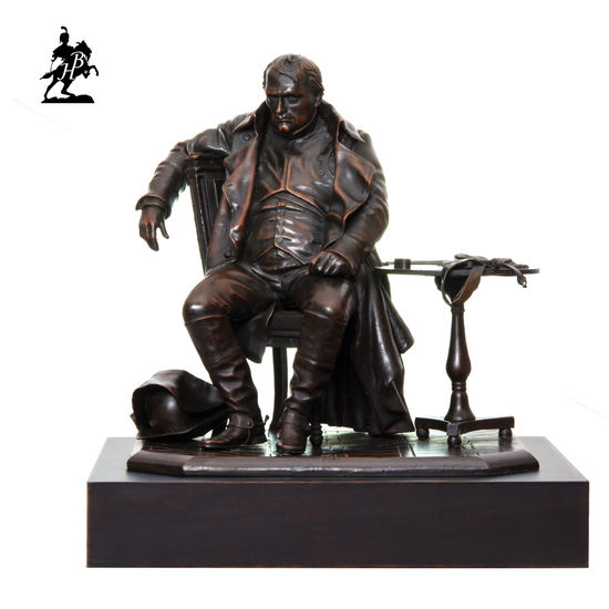 SCULPTURE BRONZE NAPOLEON A FONTAINEBLEAU LIMITED EDITION Bronze Figurative