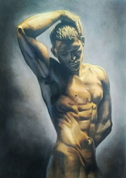 Hombre posando...