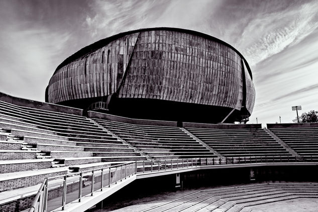 Auditorio de Roma Arquitectura e interiorismo Blanco y Negro (Digital)