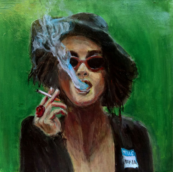 Marla Acrylic Canvas Portrait