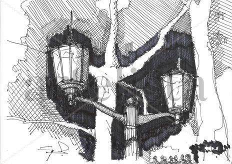 Farolas de la plaza...