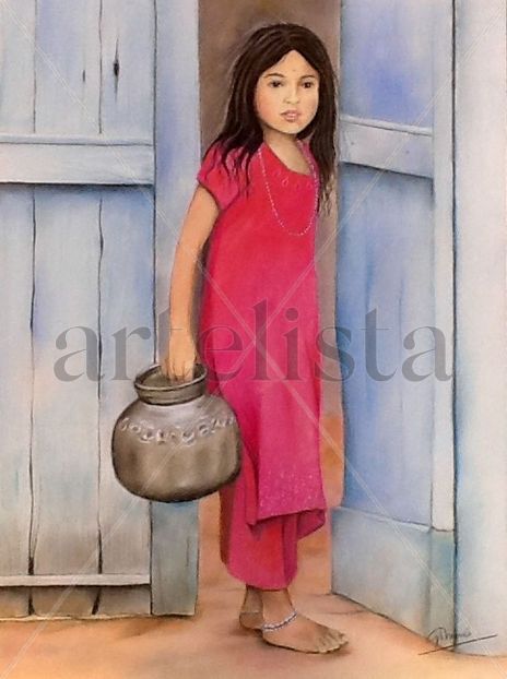 La niña del cántaro