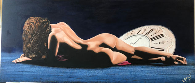 Mujer Desnuda Oil Canvas Figure Painting