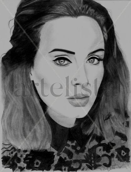 RETRATO/ADELE Lápiz