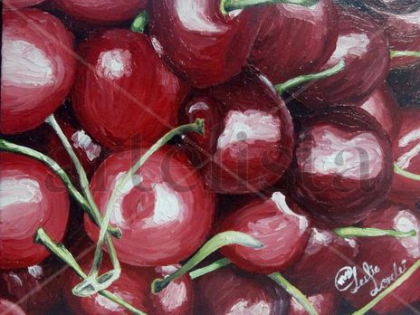 Cerezas en oleo