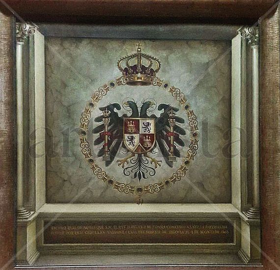 Segundo Escudo de la Villa Imperial de Potosi Oil Panel Others