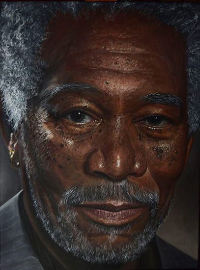 MORGAN Oil Canvas Portrait