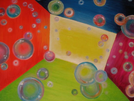 Burbujas en el aire Oil Canvas Others