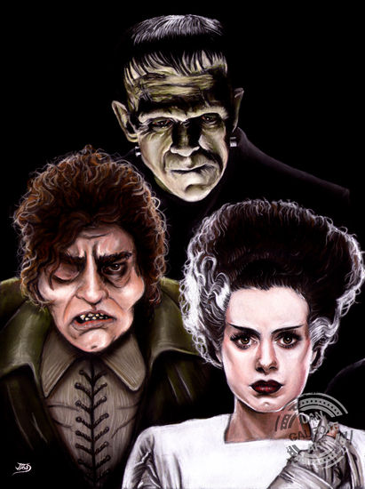 Universal Monsters - Parte 1 Pastel Paper Portrait