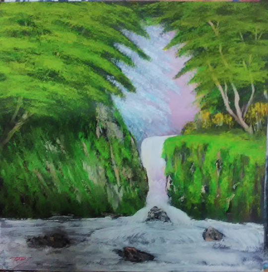 Ensayo 19 Acrylic Paper Landscaping