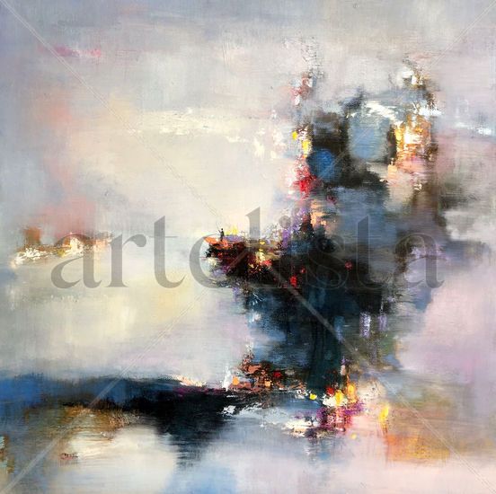 Abstract 380 Oil Canvas Others