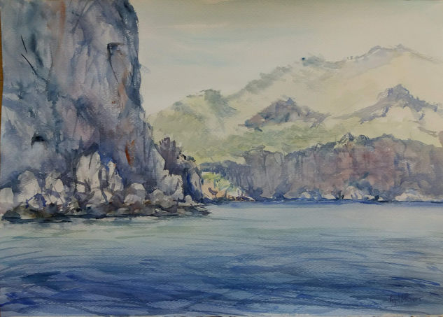 Mallorca 2 Sierra de Tramontana Watercolour Paper Landscaping