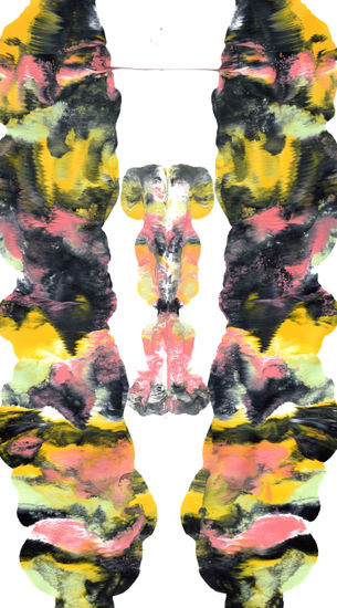 Rorschach Series No.01 Acrylic Canvas Others