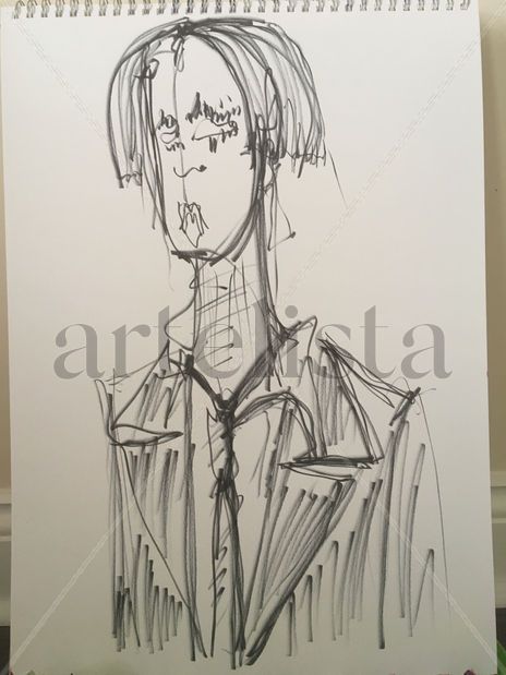 Retrato serio