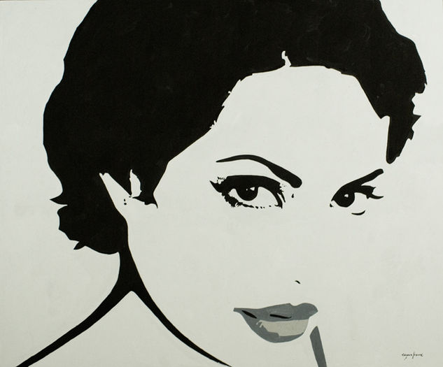 Angelina Jolie Acrylic Canvas Others