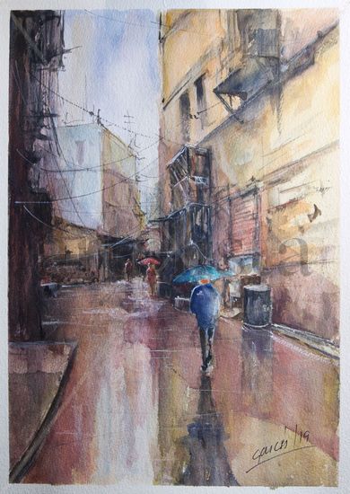 Entre calles Watercolour Card Others