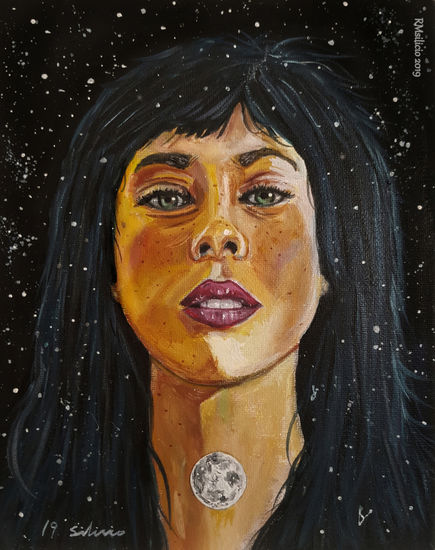 Influjo de Luna Acrílico Lienzo Retrato