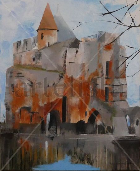 Ruin of Brederode Acrylic Canvas Landscaping