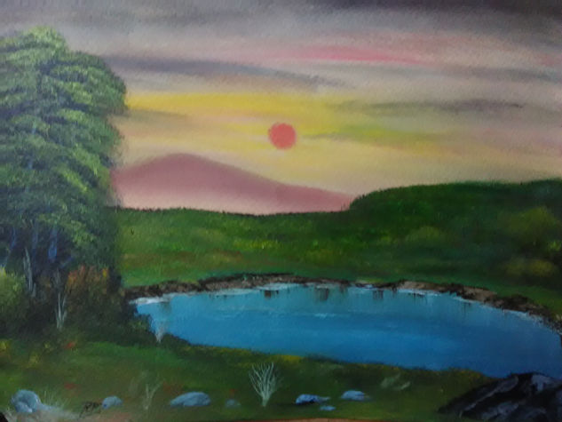 Ensayo 29 Acrylic Paper Landscaping