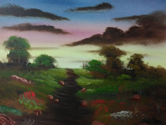 Ensayo 39 Acrylic Paper Landscaping