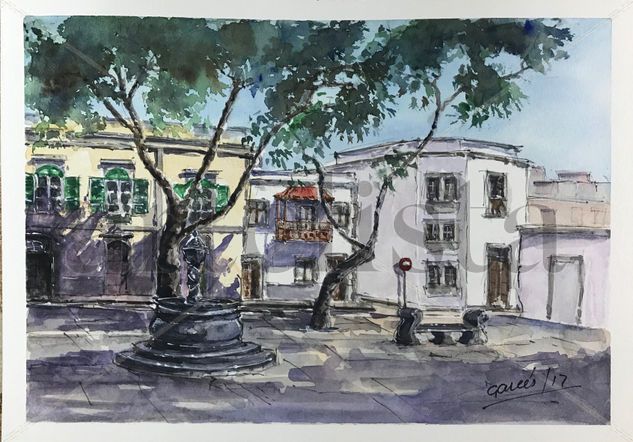 Rincones de Vegueta Watercolour Card Landscaping