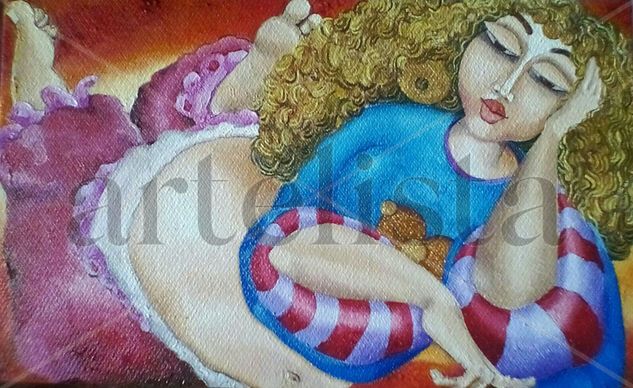 Comadrita Oil Others Figure Painting