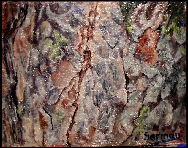 Piel de árbol Oil Paper Landscaping