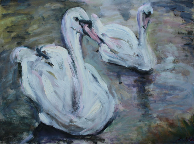 CISNES Oil Paper Animals