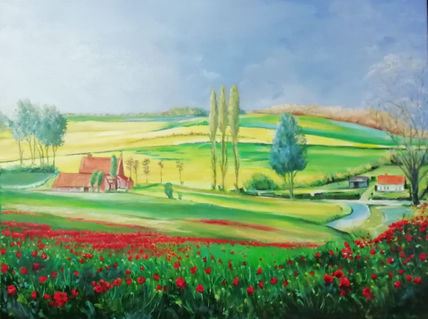 Campo de amapolas