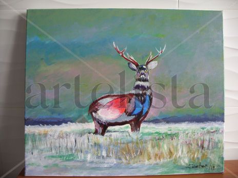 Venado y pescados
