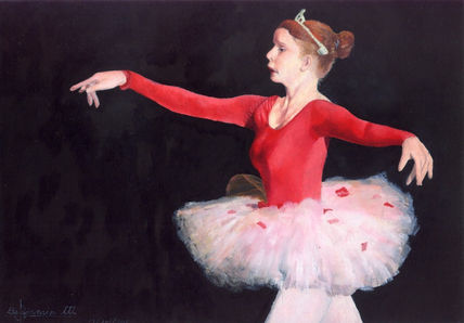 Ballet en tonos rojos