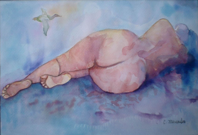 Ilusión Watercolour Paper Nude Paintings