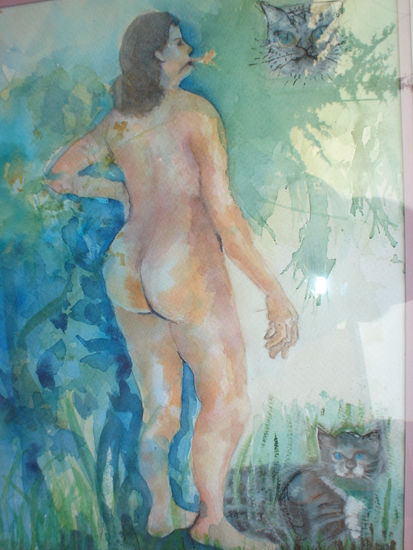 Espejismo Watercolour Paper Nude Paintings