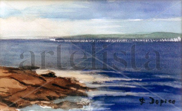 Marina/Mariña/Seascape Watercolour Paper Marine Painting