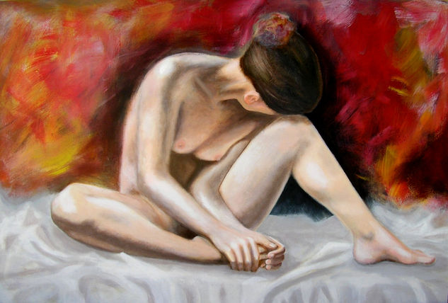 DESNUDO Acrylic Others Nude Paintings