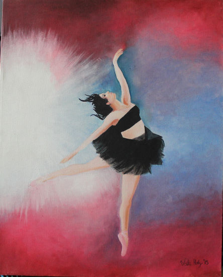 bailarina de ballet Oil Canvas Figure Painting