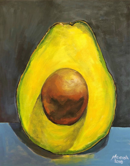 The avocado portrait Oil Canvas Others