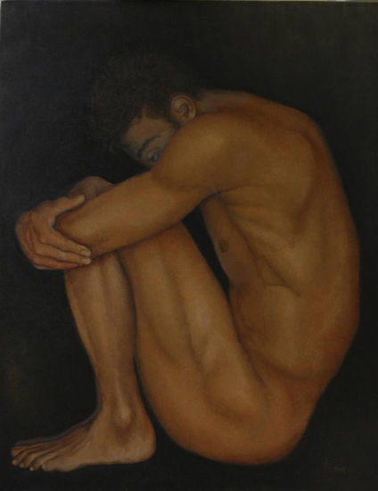 Tristeza Oil Canvas Nude Paintings