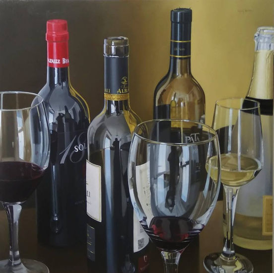 Reencuentro Oil Canvas Still Life Paintings